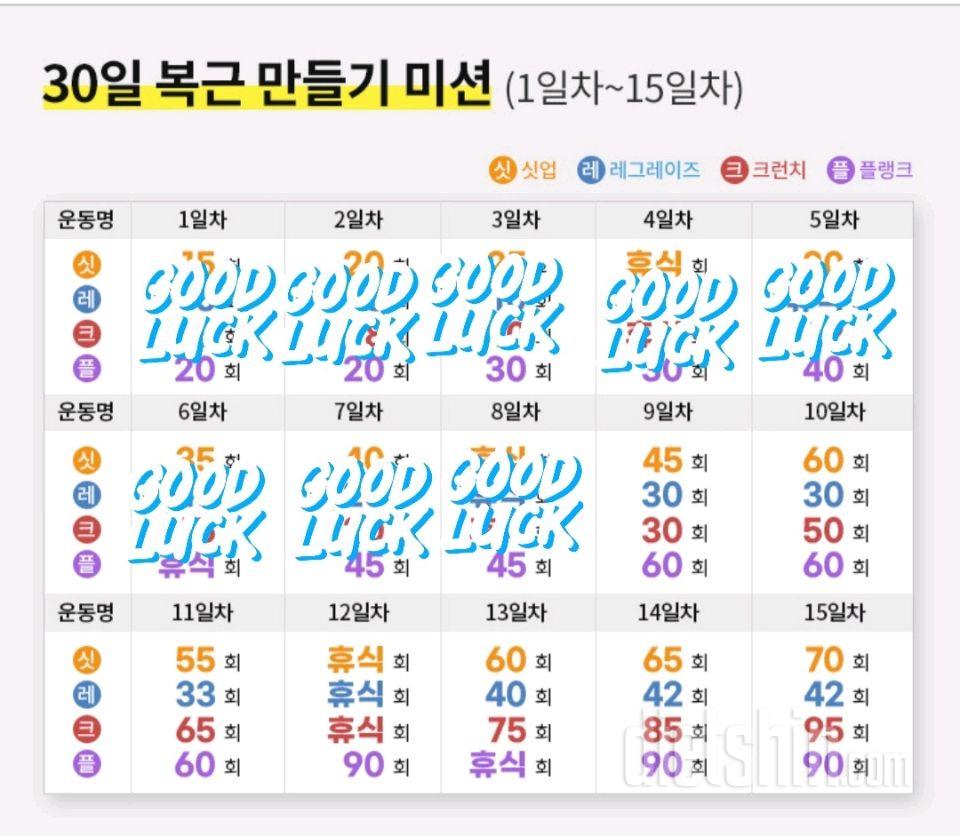 30일 복근 만들기8일차 성공!