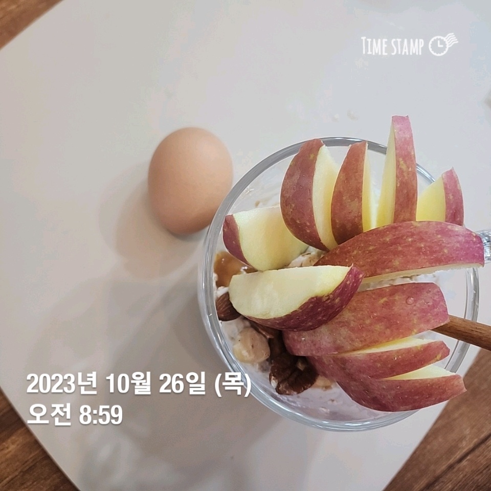 10월 26일( 아침식사 385kcal)