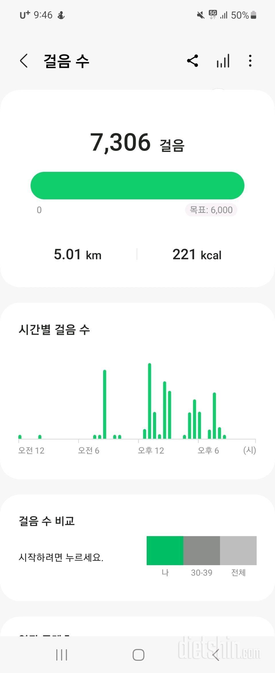 2일차_6000보 이상 걷기 목표 달성