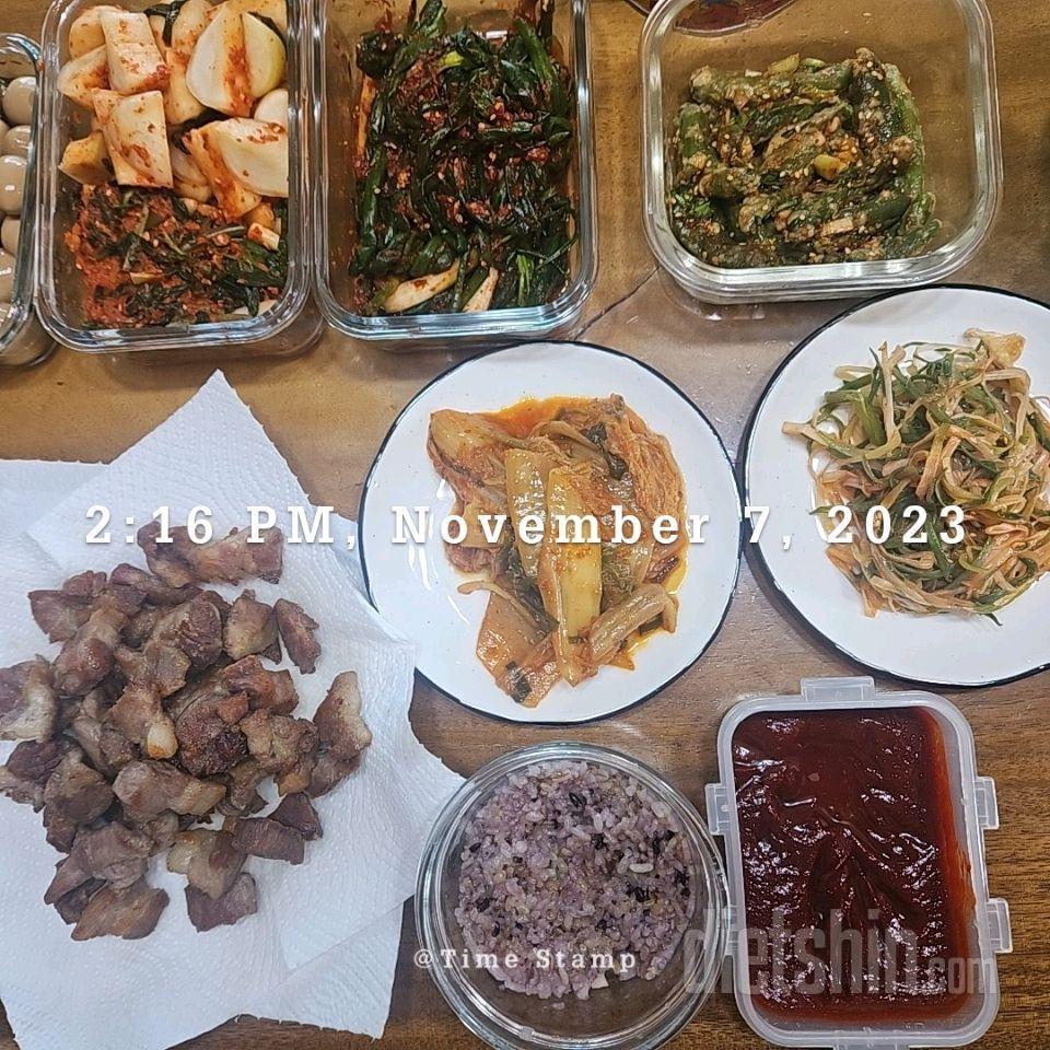 [다신22기] 6일차 체중,식단(-2.2kg)