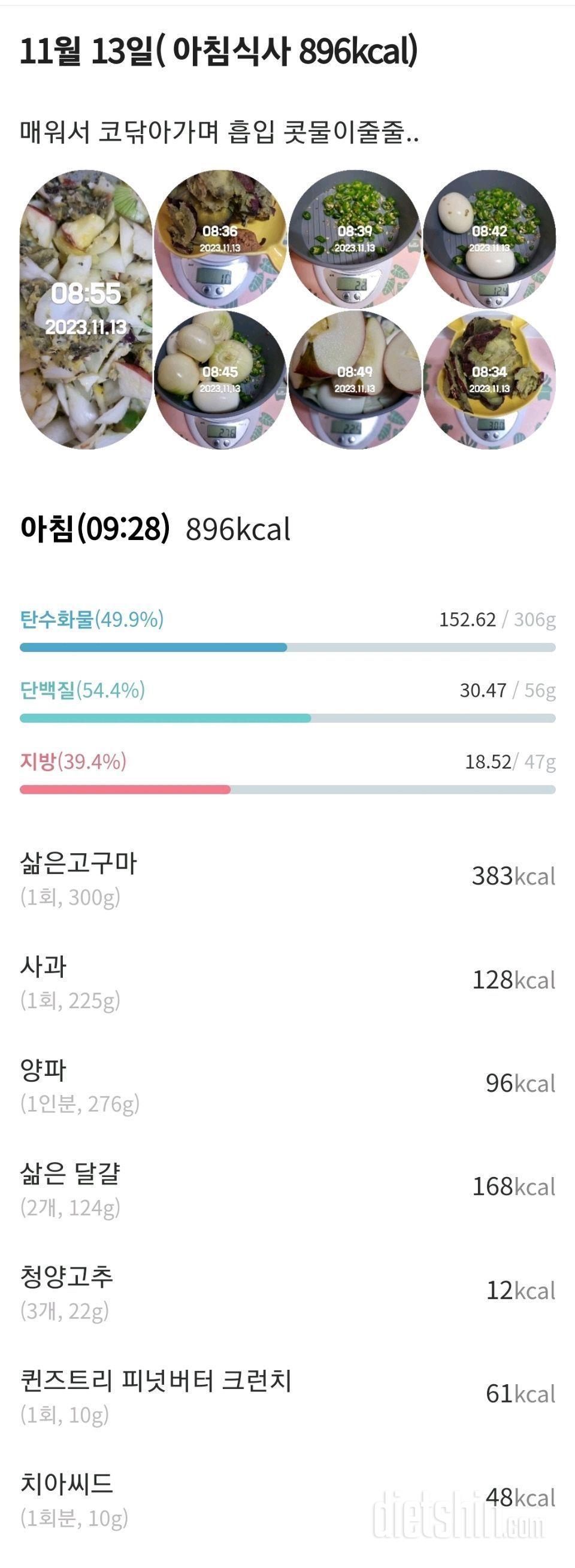 [다신22기]  13일차 식단인증+오운완