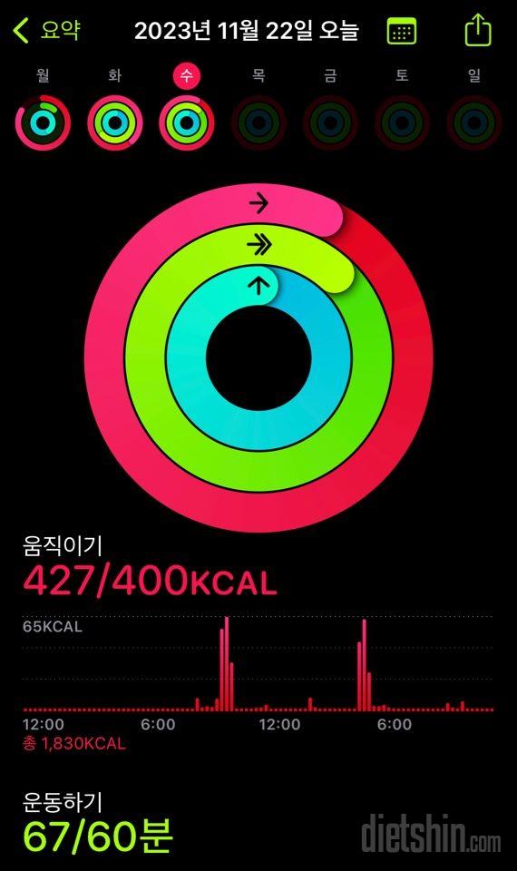 [12일차] 66.0kg 내일은 65kg대로 내려갈 수 있을듯