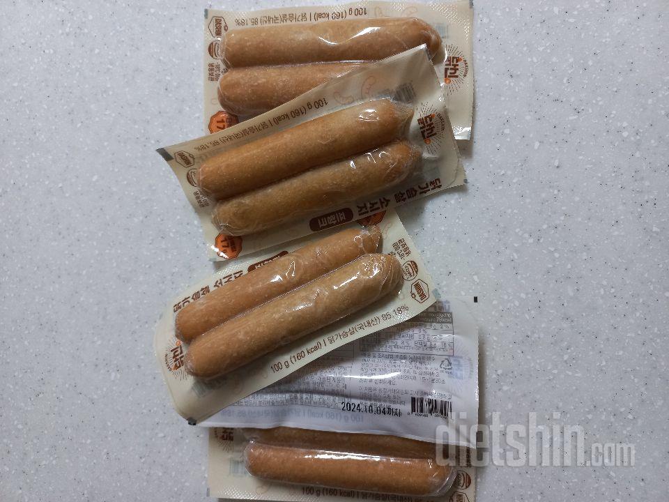 닭가슴살 소시지 그냥 먹어도 맛있고