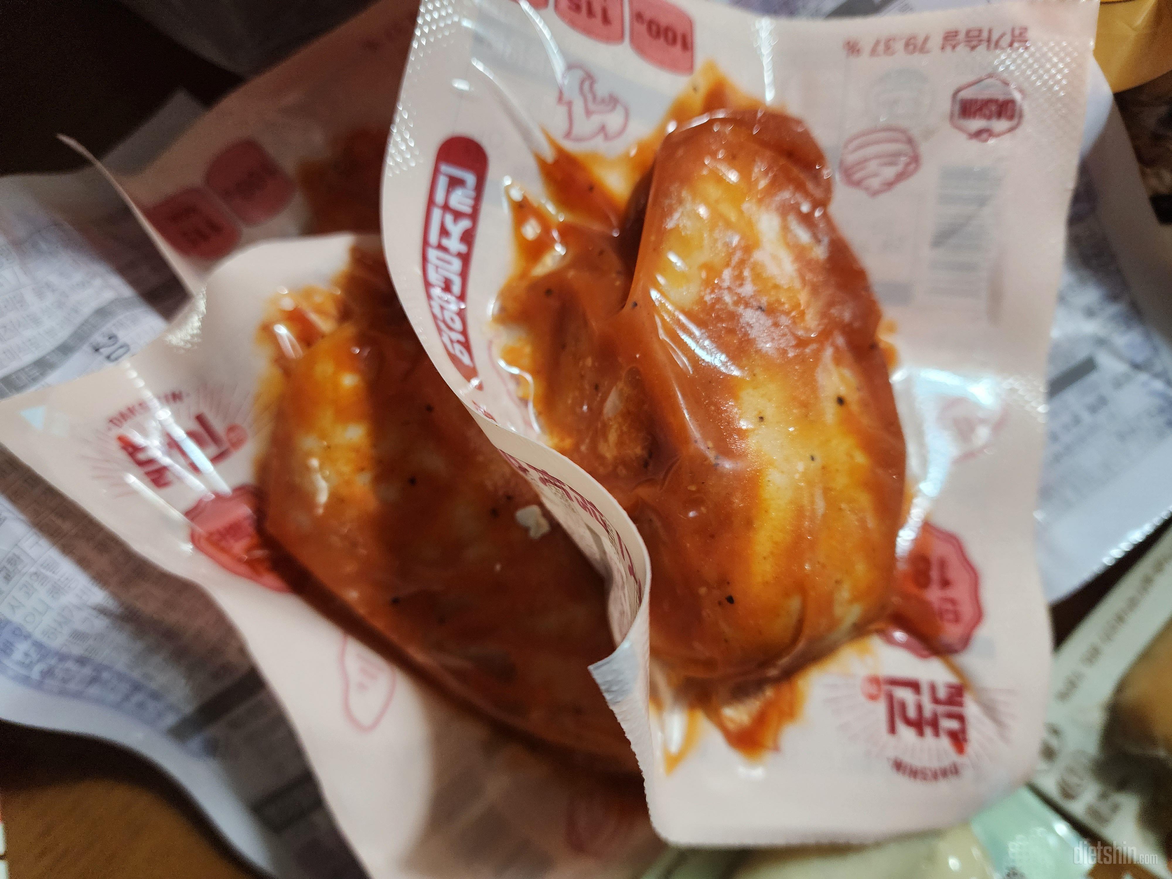 같은라인중에 양념치킨맛이 제일 맛있더