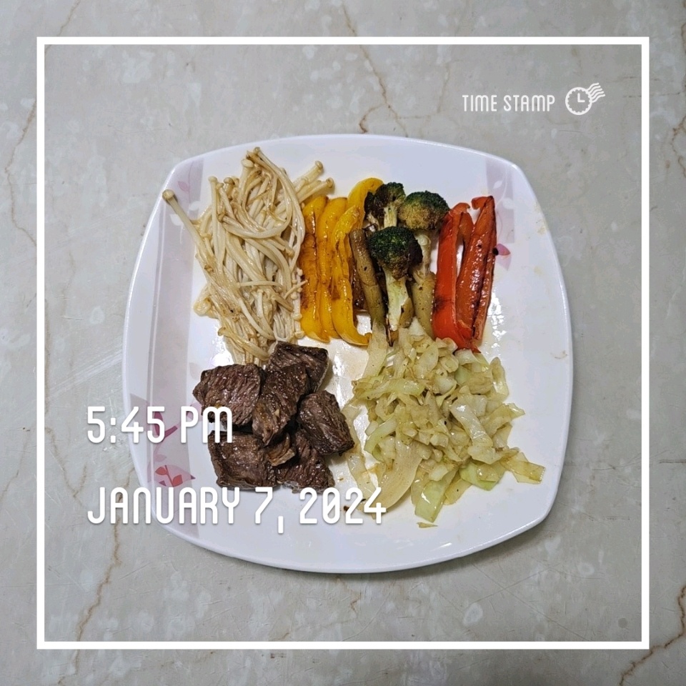 01월 07일( 저녁식사 402kcal)