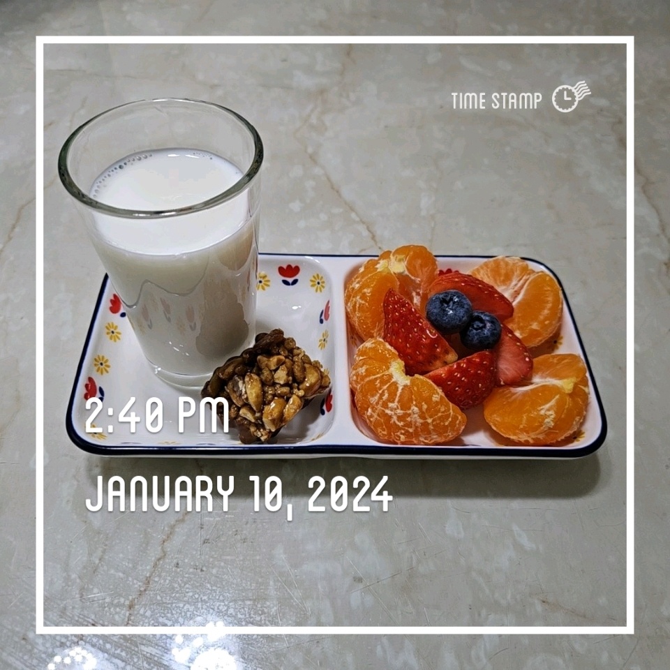 01월 10일( 오후간식 183kcal)