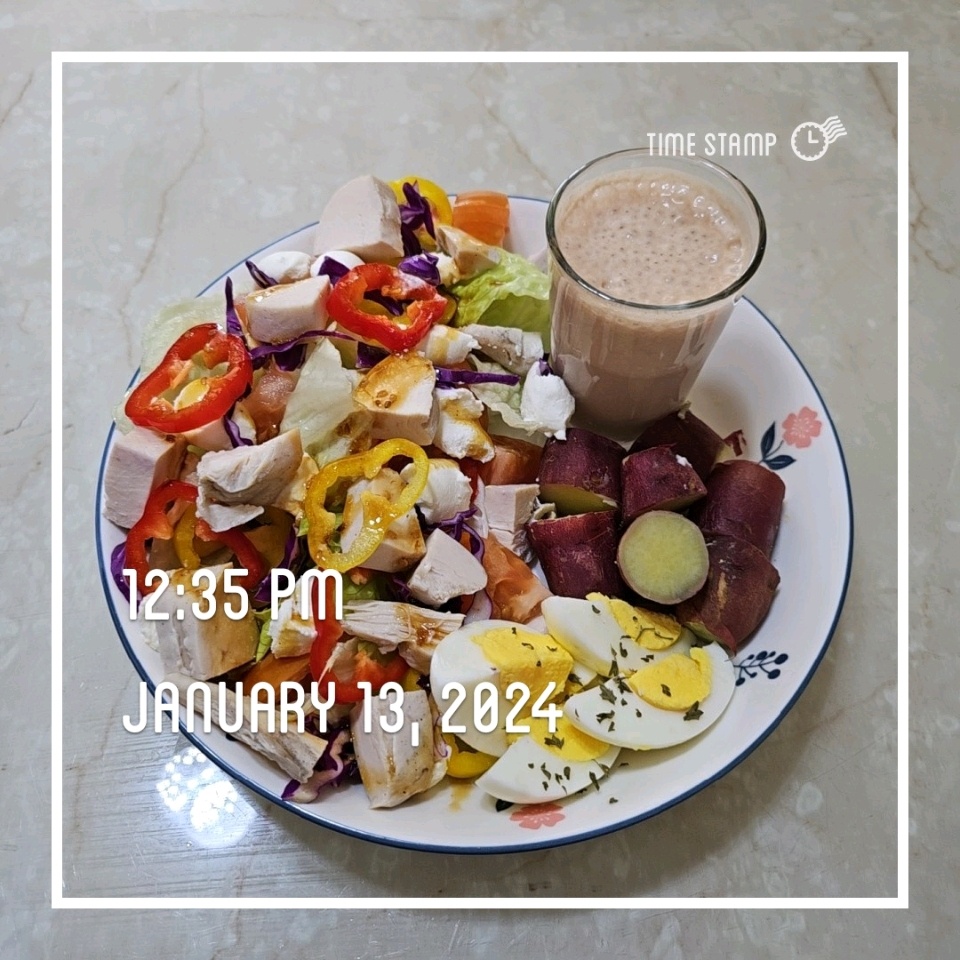 01월 13일( 점심식사 642kcal)