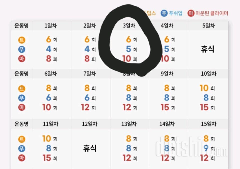 30일 슬림한 팔3일차 성공!