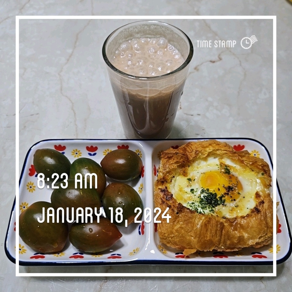 01월 18일( 아침식사 398kcal)