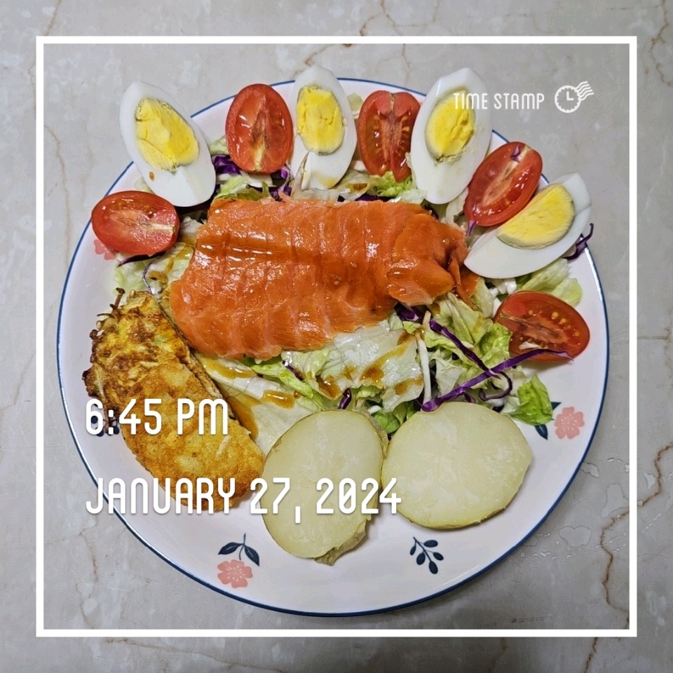 01월 27일( 저녁식사 498kcal)