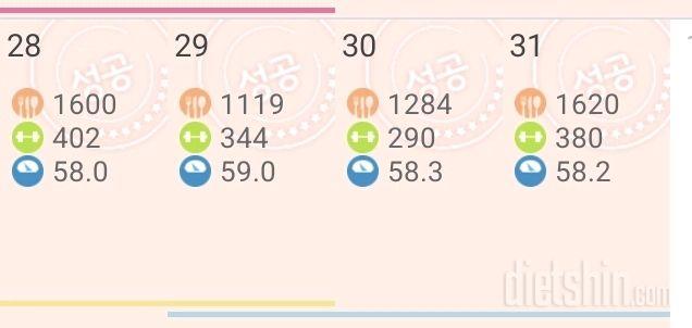 도전15일~21일 다욧일기