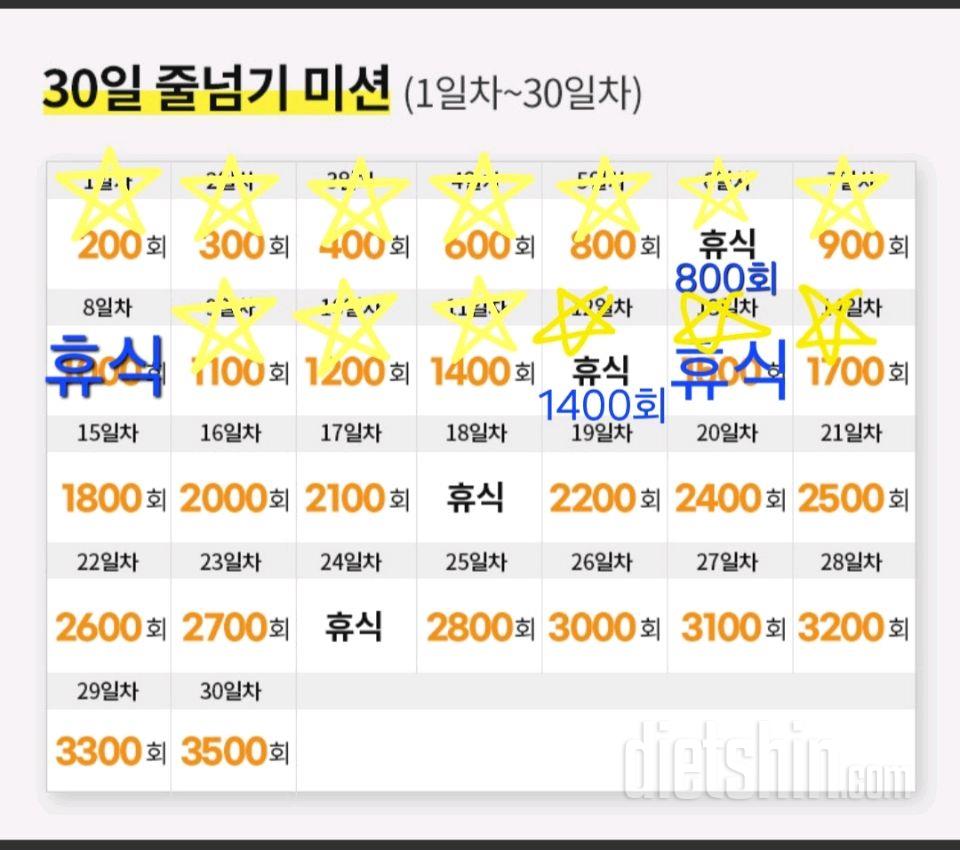 30일 줄넘기13일차 성공!