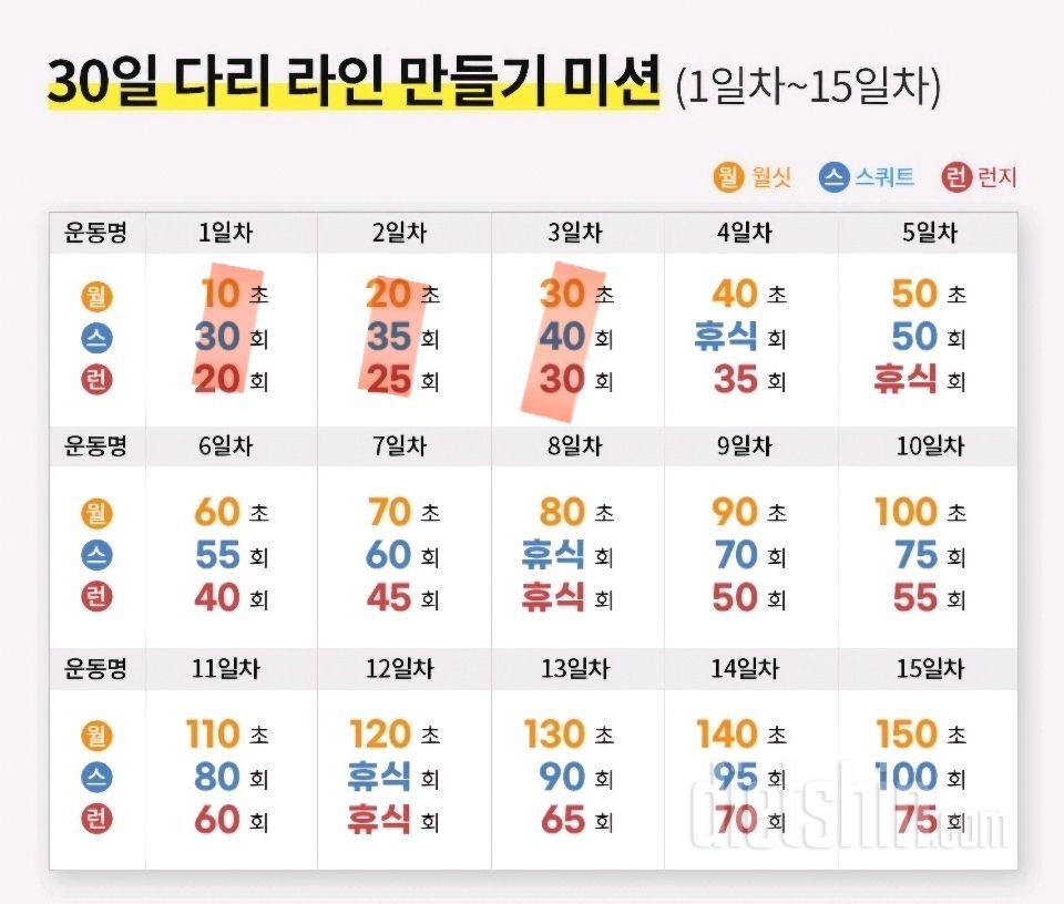 30일 다리라인 만들기3일차 성공!