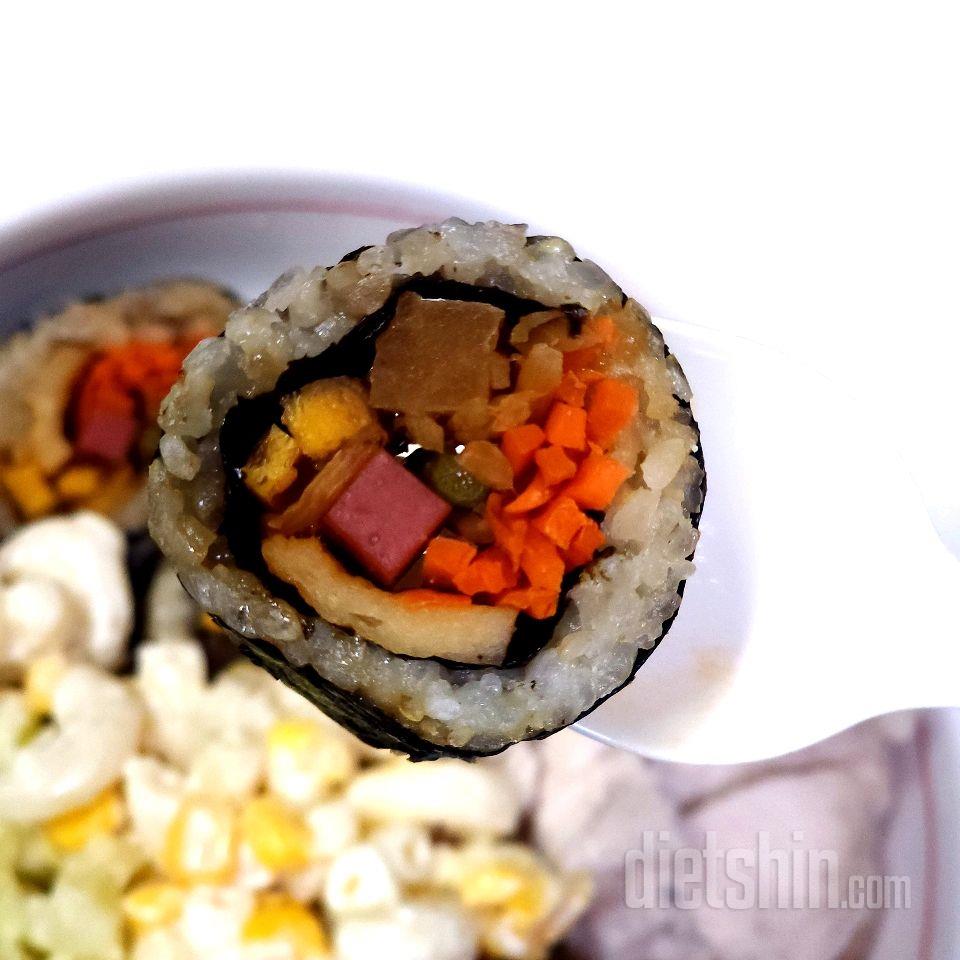 다신샵 오늘은 현미김밥! 야채맛김밥