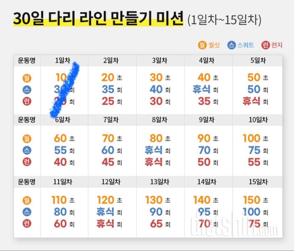 30일 다리라인 만들기 1일차 성공!