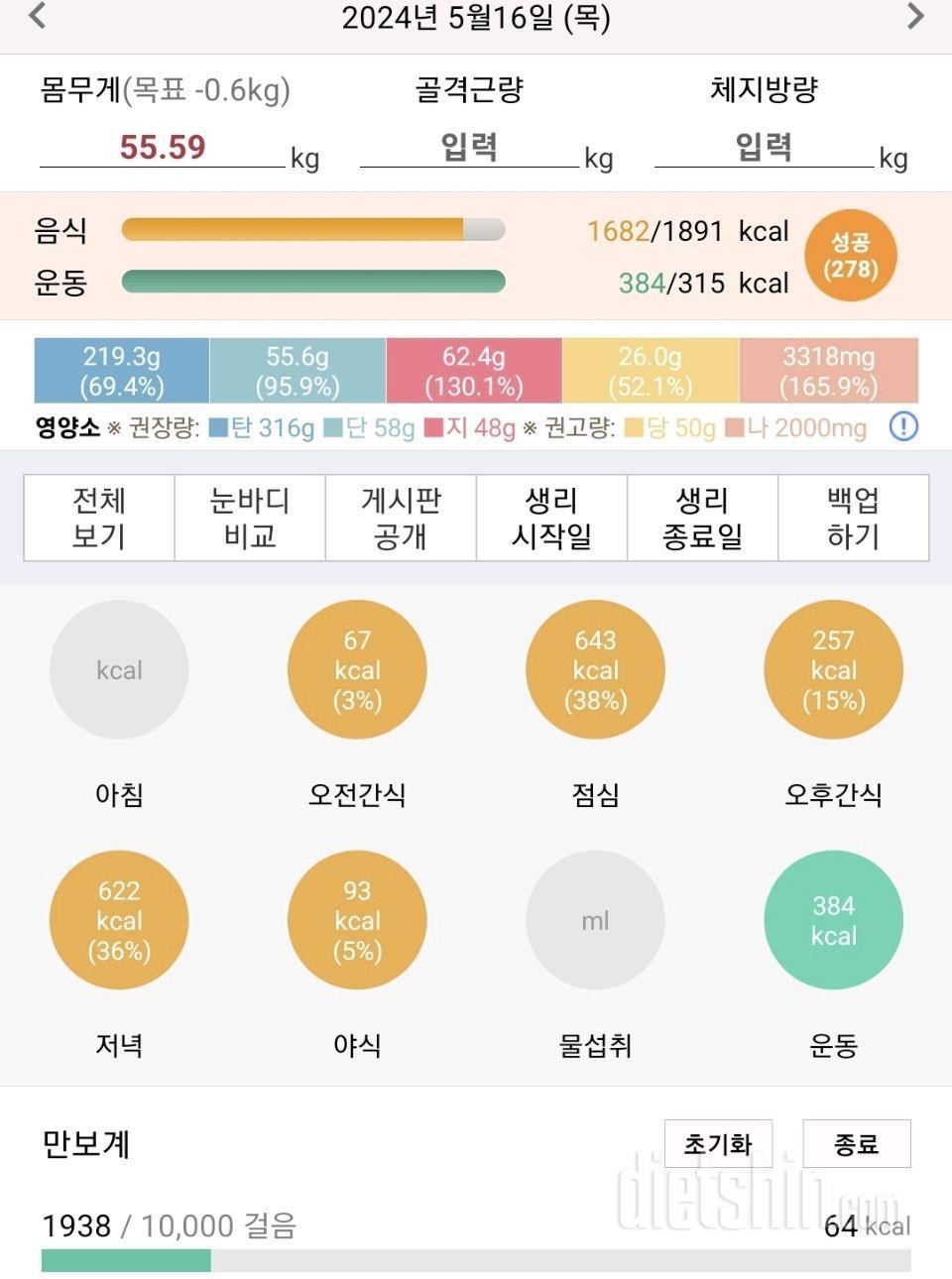 유지어트 16일차