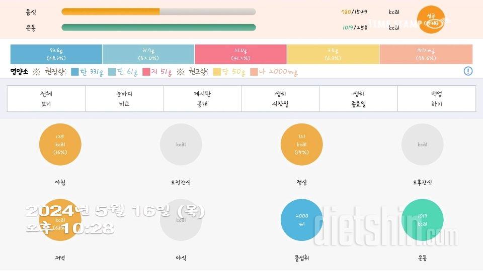 30일 당줄이기3일차 성공!