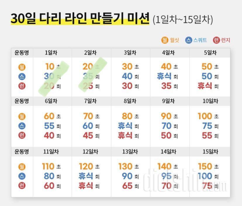 30일 다리라인 만들기2일차 성공!