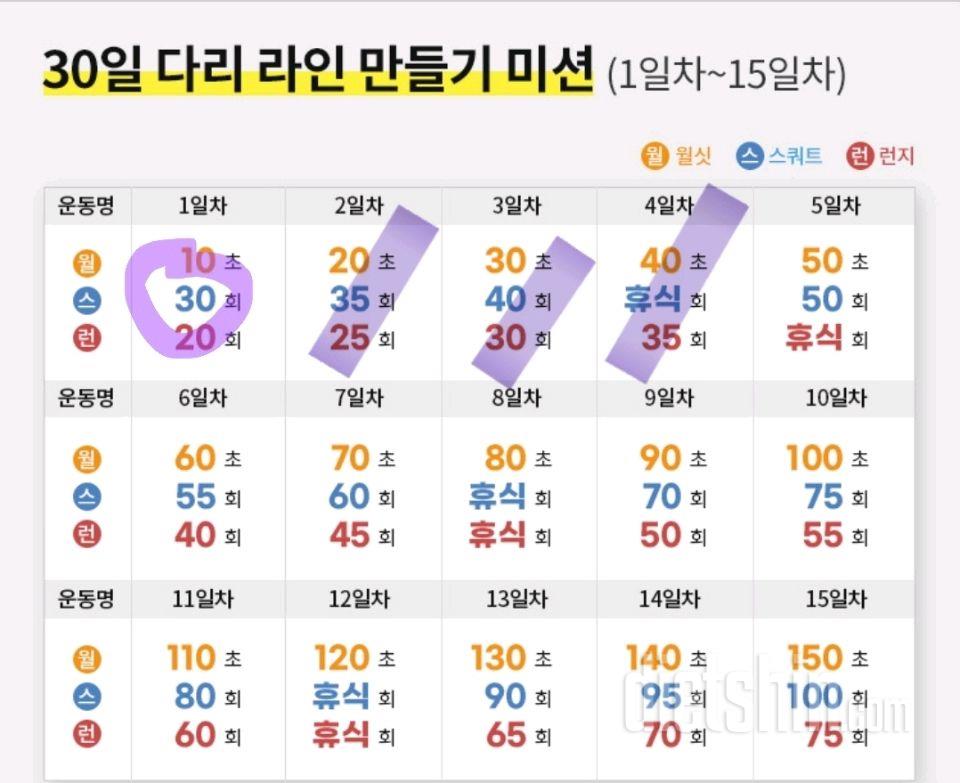 30일 다리라인 만들기4일차 성공!