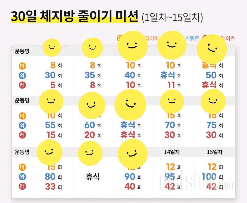 30일 체지방 줄이기13일차 성공!