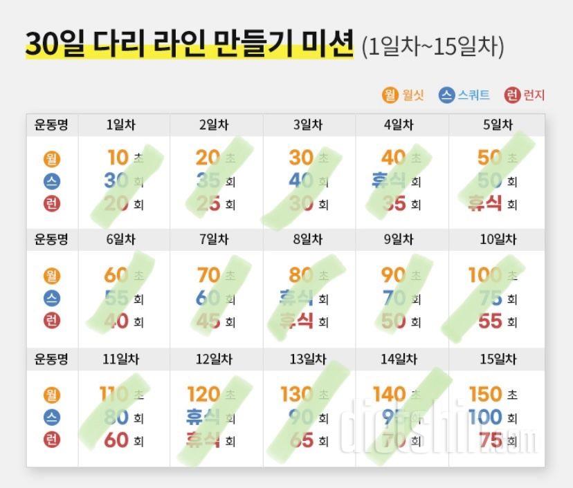 30일 다리라인 만들기14일차 성공!