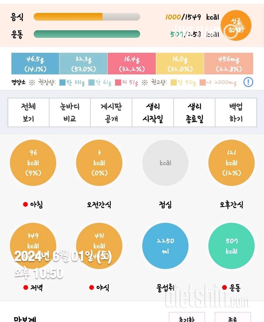 30일 당줄이기19일차 성공!