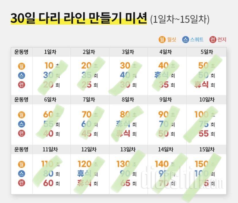 30일 다리라인 만들기15일차 성공!