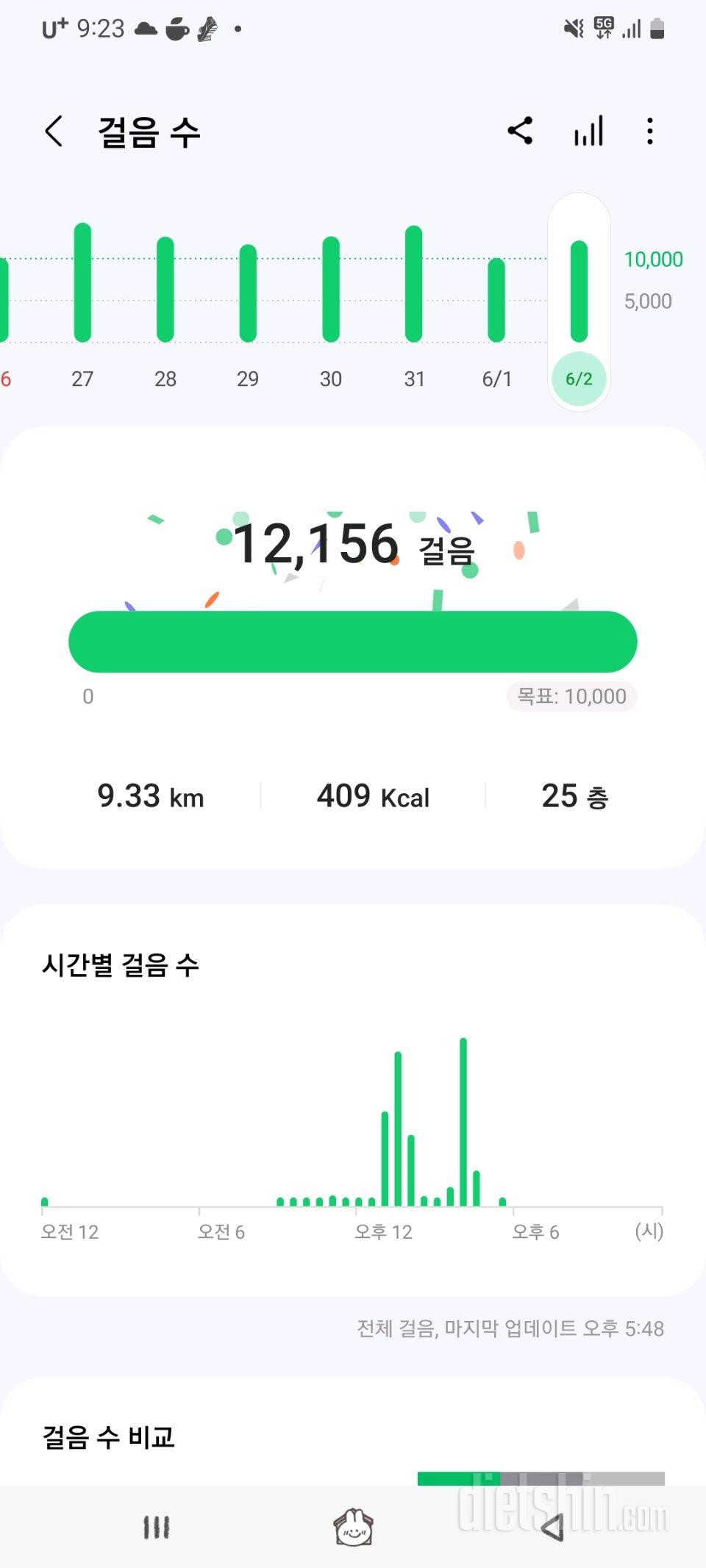 30일 만보 걷기24일차 성공!