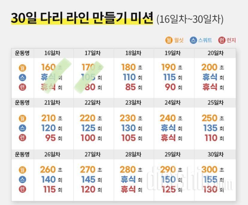 30일 다리라인 만들기17일차 성공!