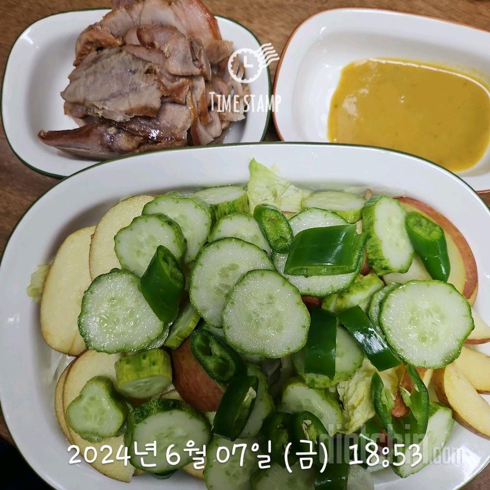 7일 하루 1끼 야채먹기38일차 성공!