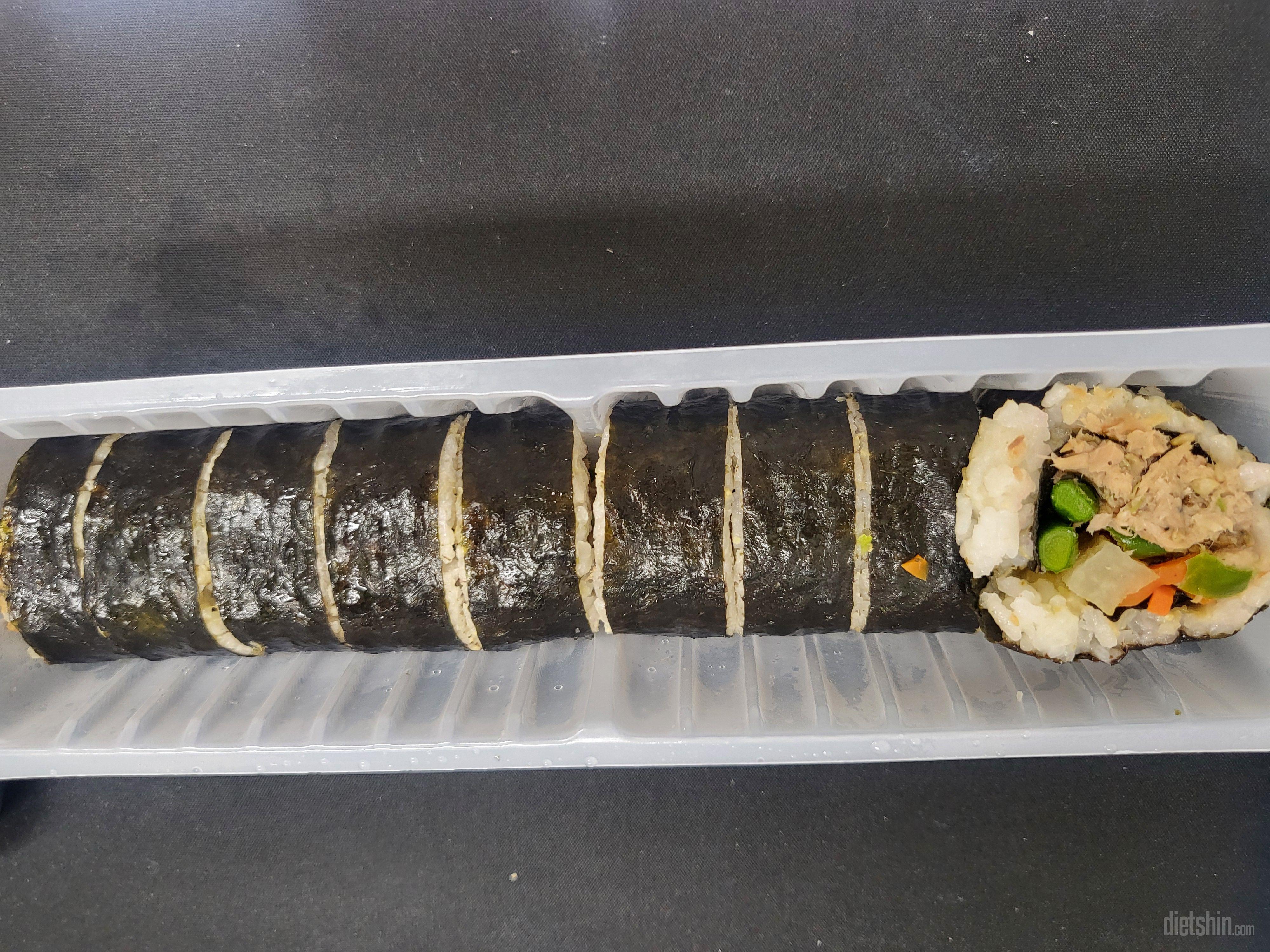 김밥 좋아하는데 생각보다 칼로리가 높