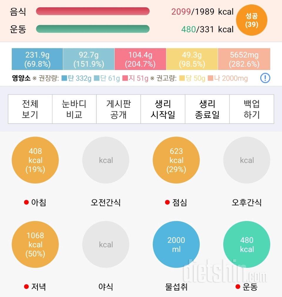 30일 당줄이기275일차 성공!