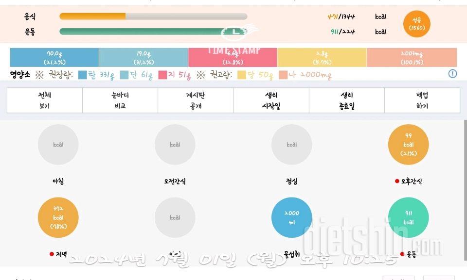 30일 당줄이기48일차 성공!