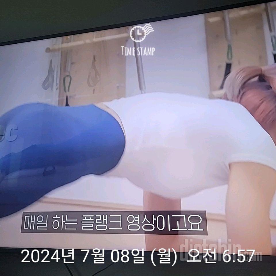 30일 플랭크208일차 성공!