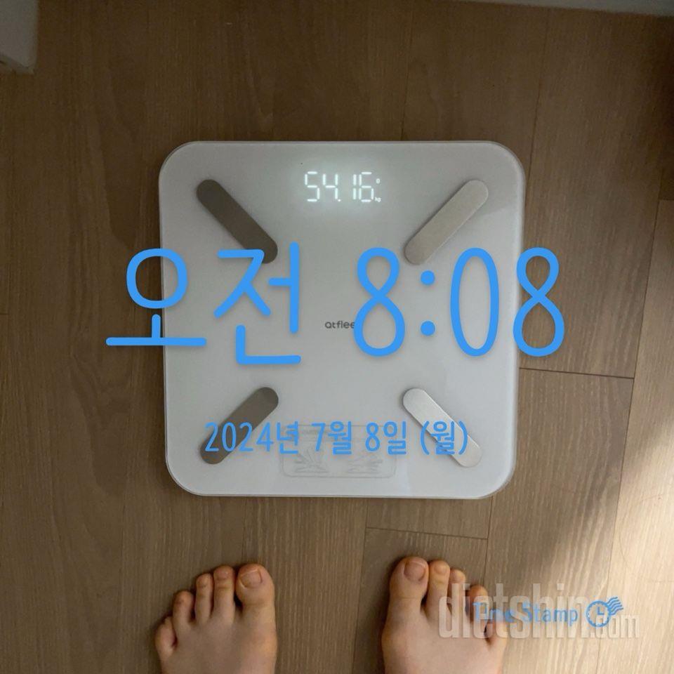 7일 아침 몸무게 재기96일차 성공!