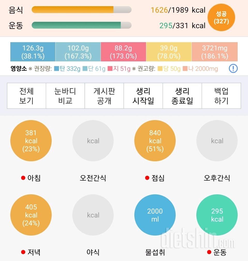 30일 밀가루 끊기312일차 성공!