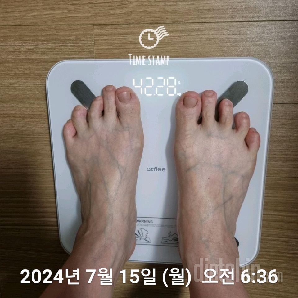 7일 아침 몸무게 재기161일차 성공!