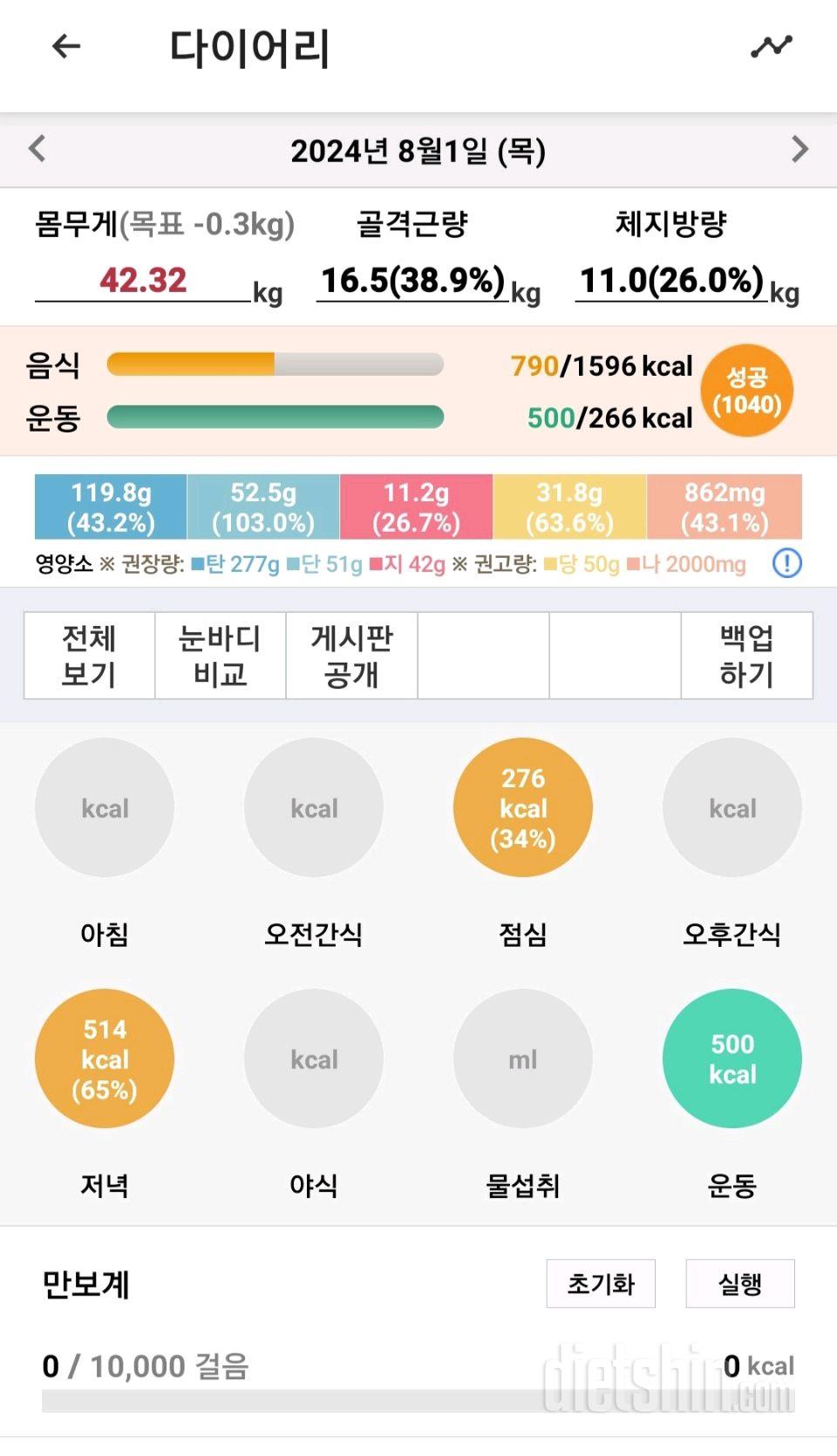 30일 당줄이기33일차 성공!