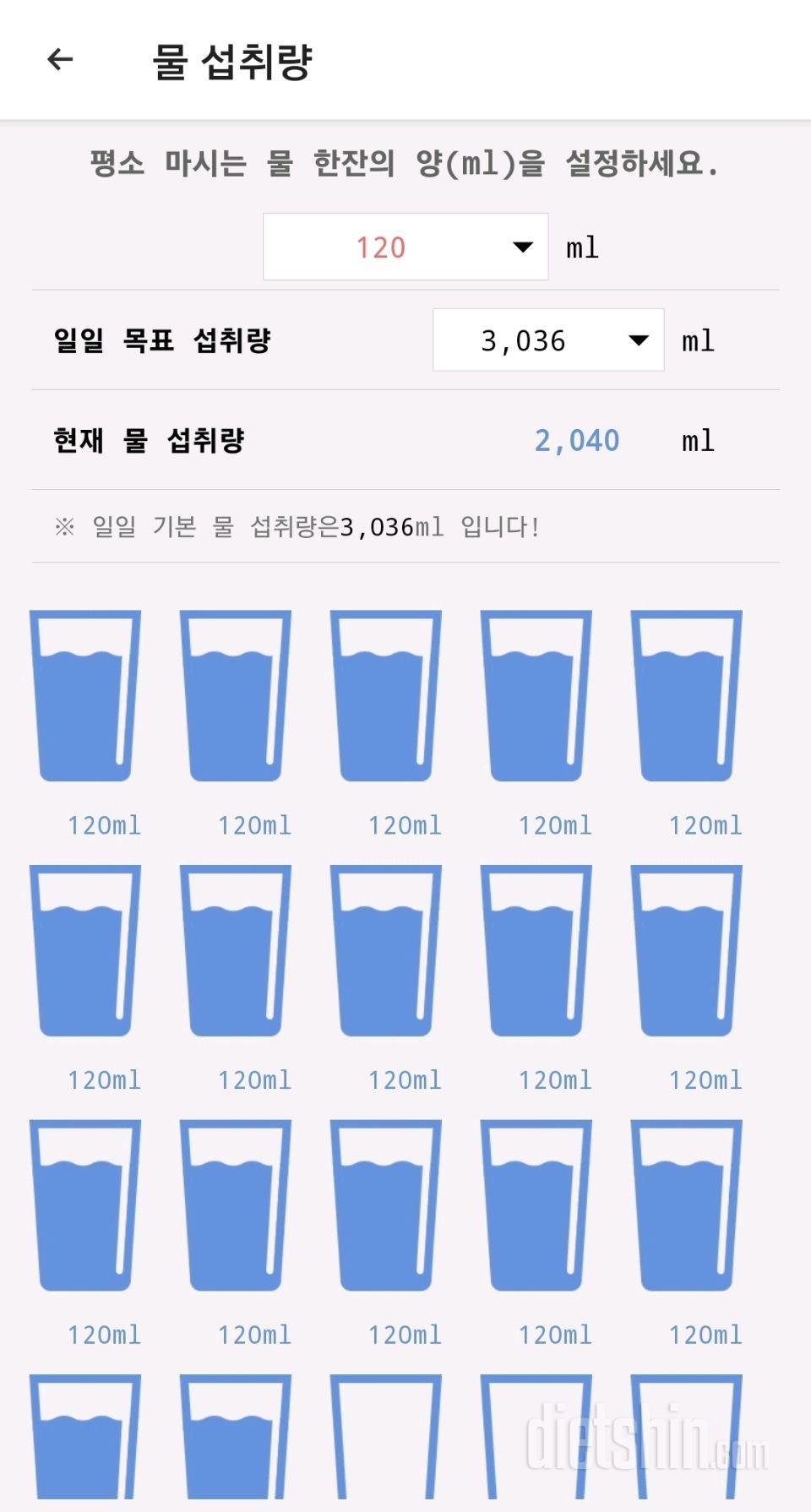 30일 하루 2L 물마시기3일차 성공!