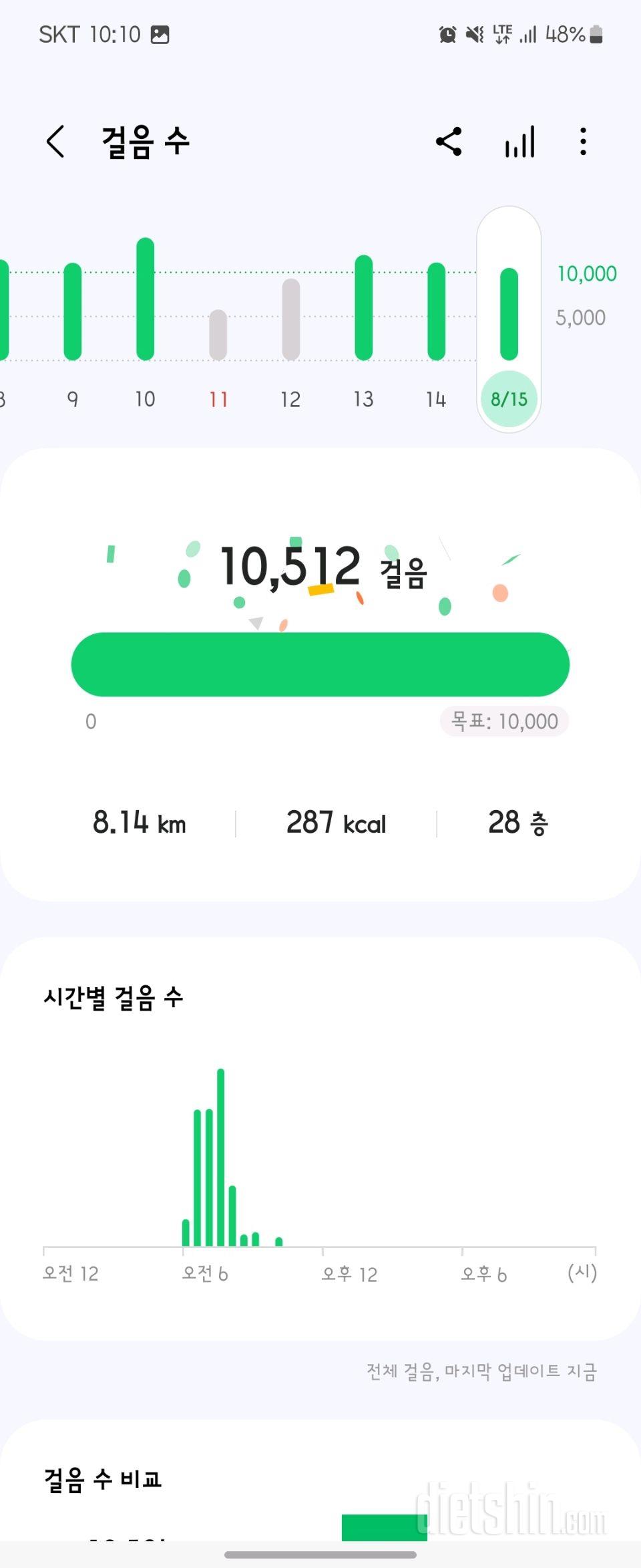 30일 만보 걷기11일차 성공!