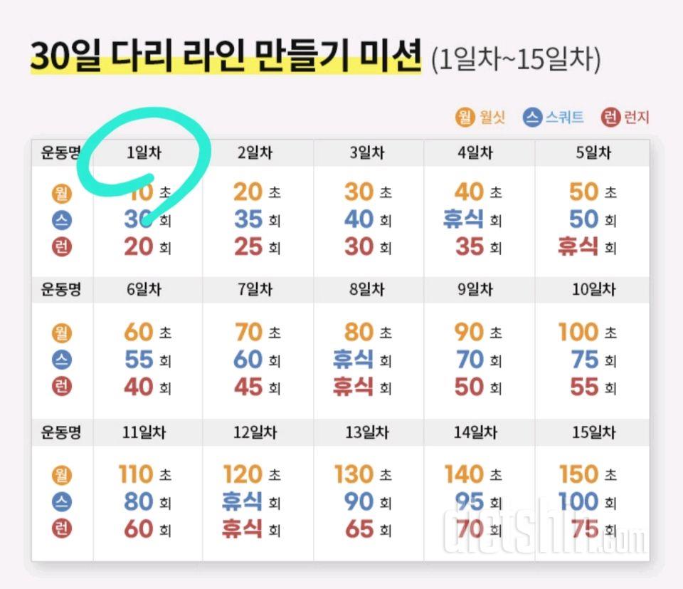 30일 다리라인 만들기 1일차 성공!