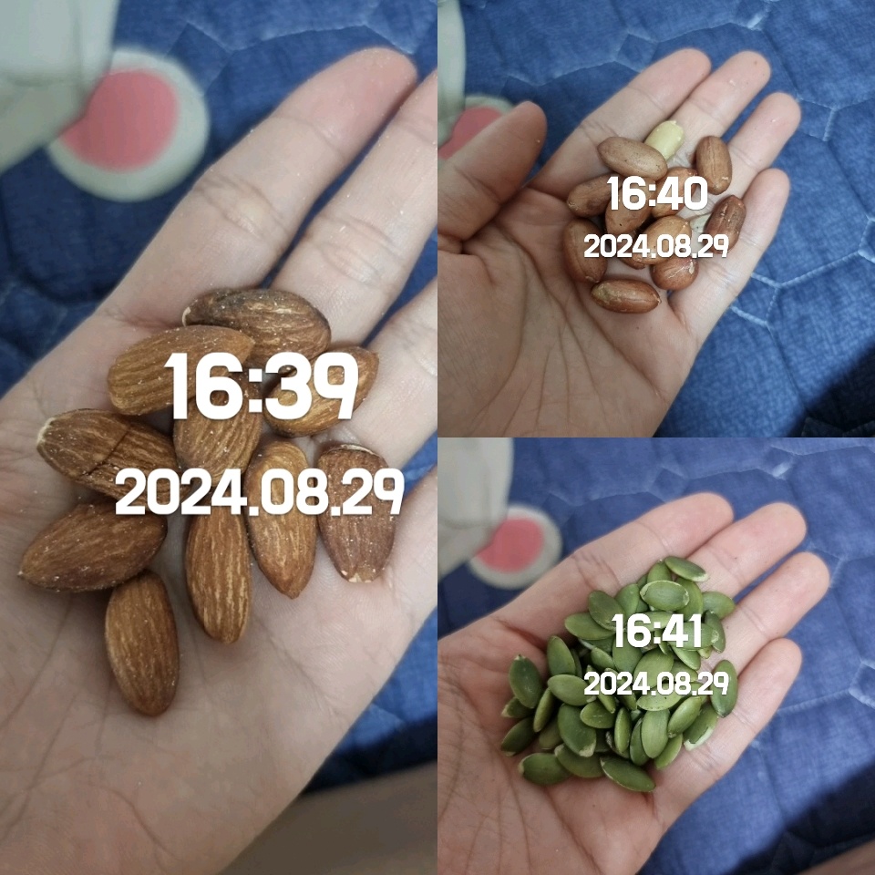 08월 29일( 오후간식 299kcal)