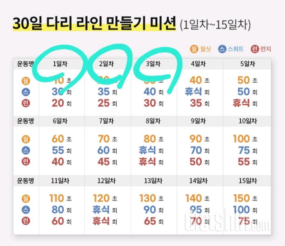 30일 다리라인 만들기3일차 성공!