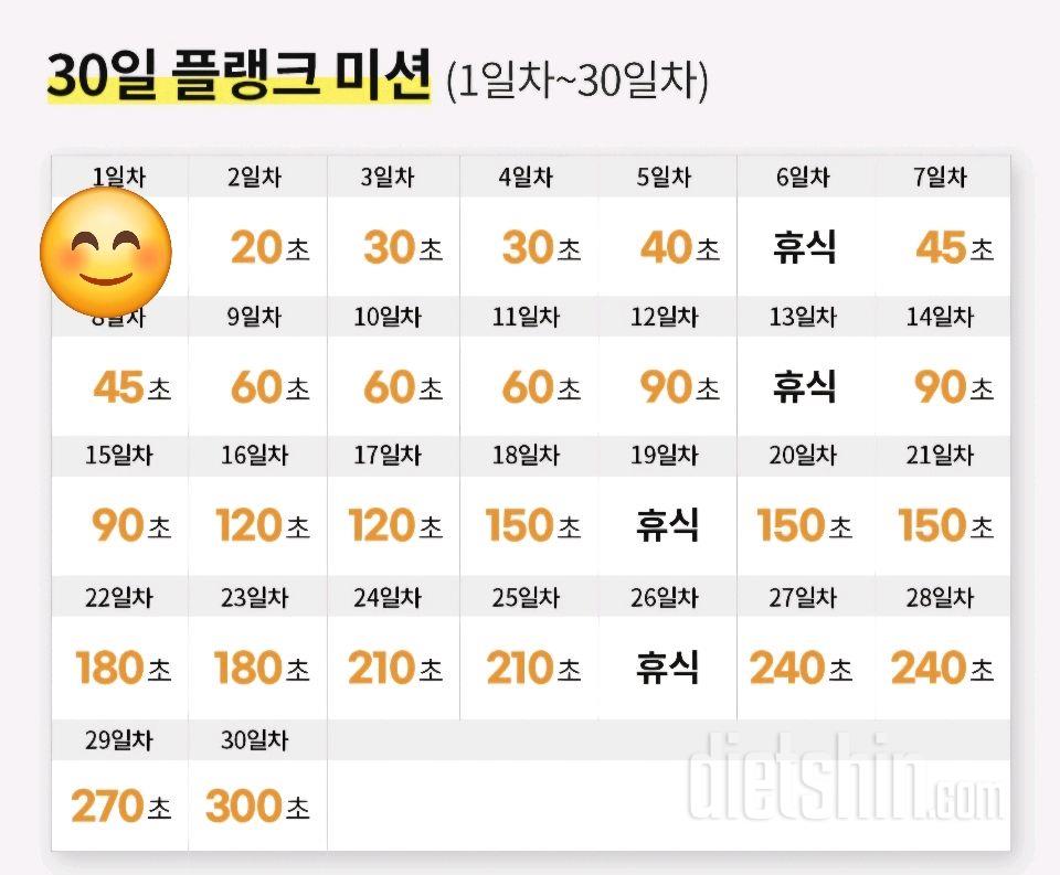 30일 플랭크31일차 성공!