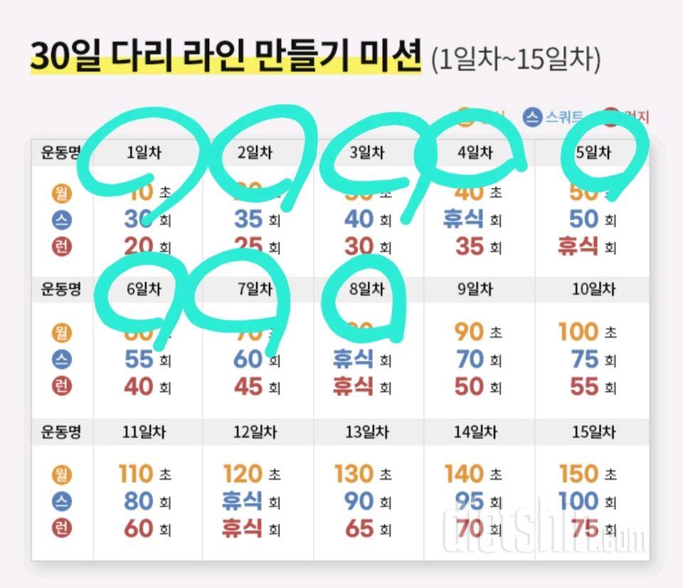 30일 다리라인 만들기8일차 성공!