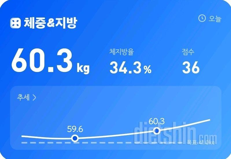 7일 아침 몸무게 재기3일차 성공!