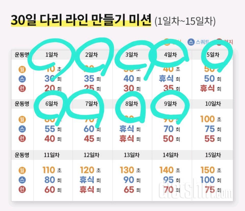 30일 다리라인 만들기9일차 성공!