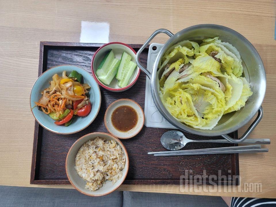 배추+앞다리살 찜