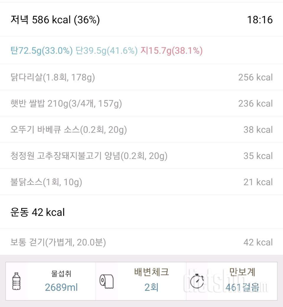 9월 25~28일 다이어트 권태기