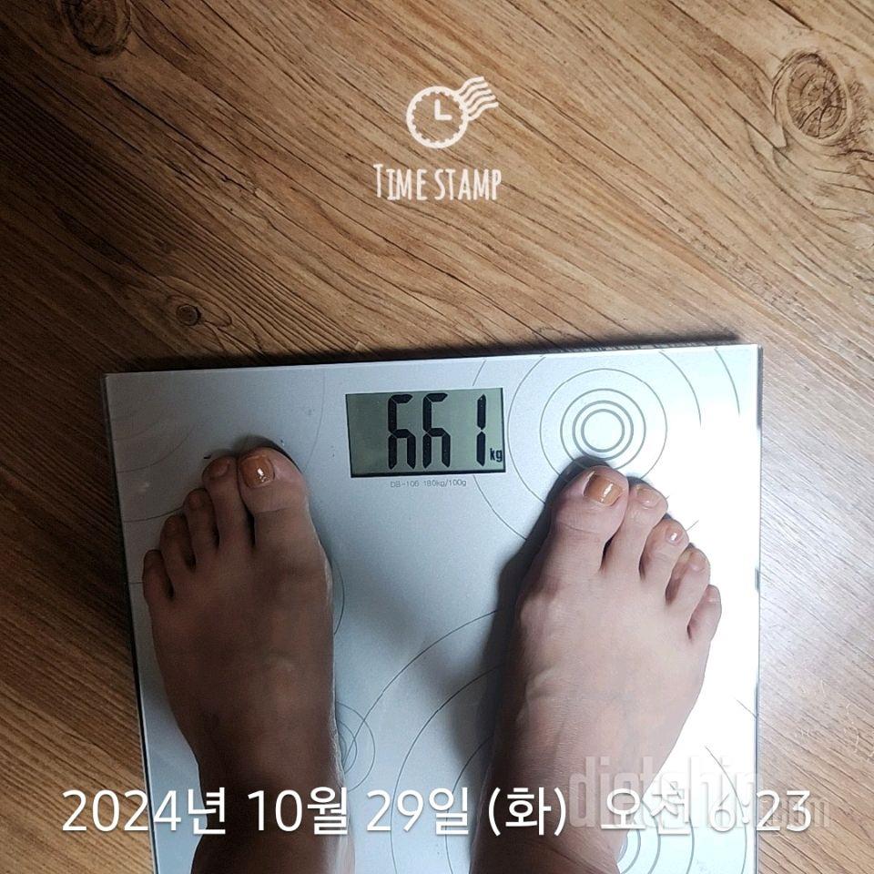 7일 아침 몸무게 재기298일차 성공!